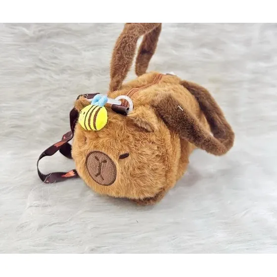 Bolso Bandolero Capybara Abeja Niña