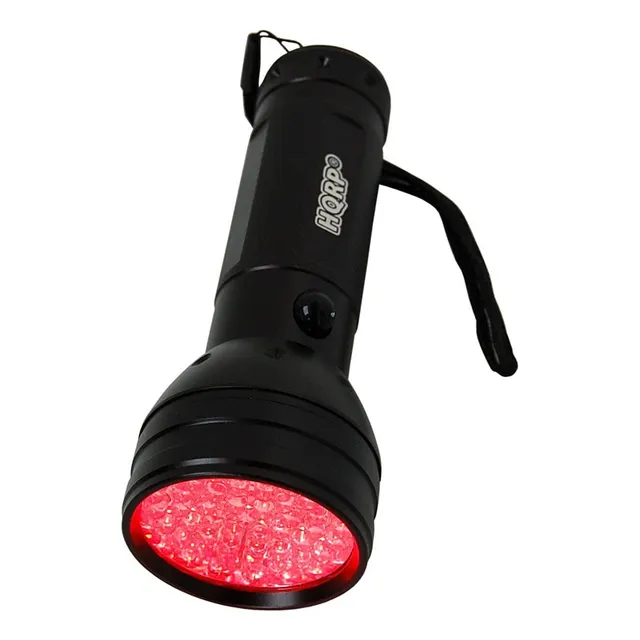 51 Led Linterna Luz Roja Portatil Para Rescate Tortuga O
