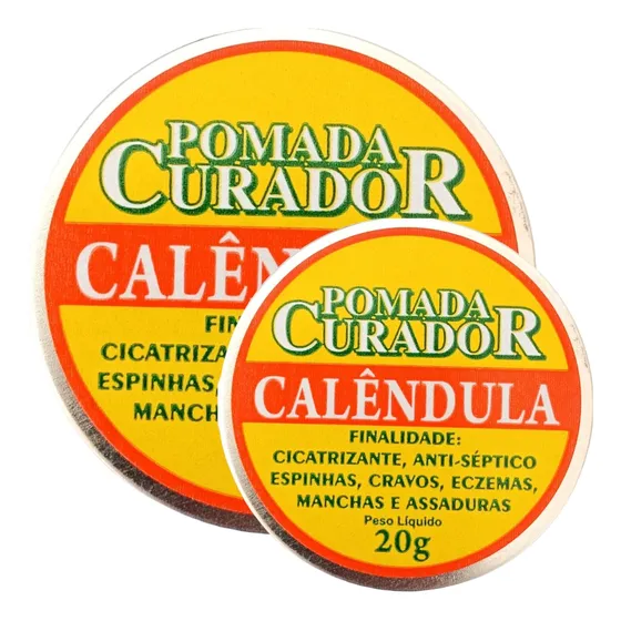 Kit C/2 Und Pomada Calêndula Curadermy Original