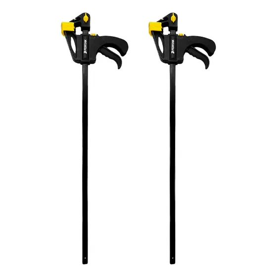 Kit Grampo Aperto Rápido Fertak 2 Pçs Preto 600mm Fixação