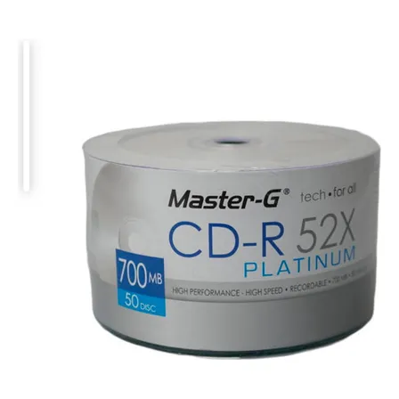 Cd-r Master-g De 52x Logo Pack 50