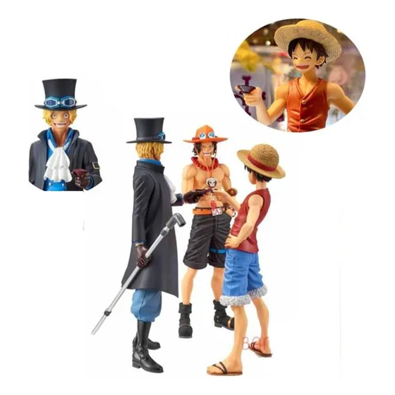 Figura One Piece Setx3 20cm Importado