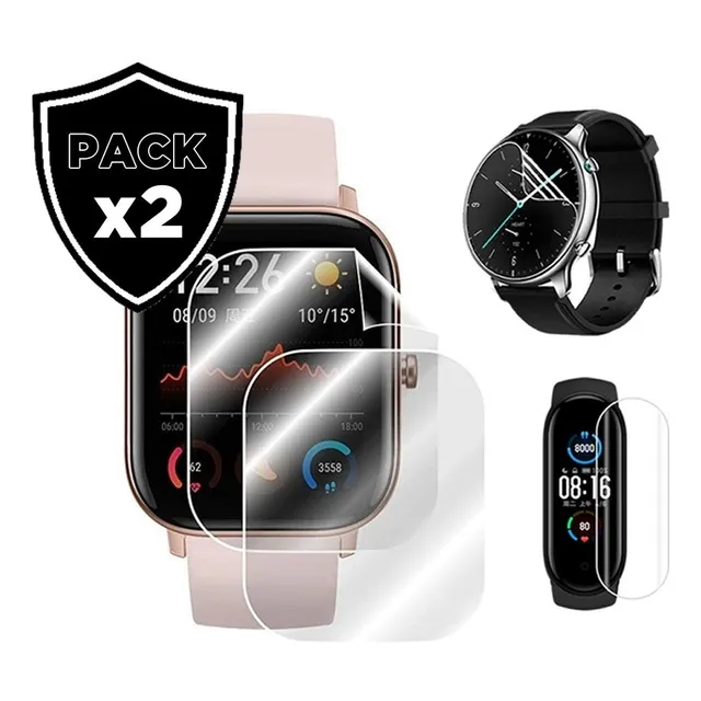 Hydrogel Para Smart Watch / Band Xiaomi - Pack X 2 - Varios