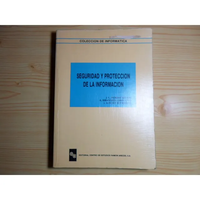 Seguridad Y Proteccion De La Informacion - J. Morant Ramon