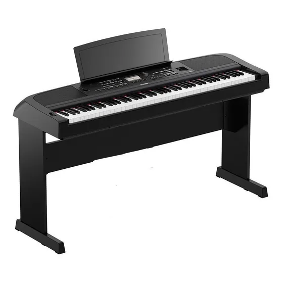 Piano Digital Yamaha Dgx670 Preto Fosco Bivolt Suporte L-300