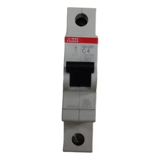 2 Pieza Disyuntor Miniatura 1 Fase 4a Abb, Sh201-c4, 400v