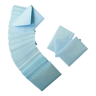 100 Mini Sobres Tarjeta 9.5 X 6.1 Cm Eventos Regalar Dinero Azul Claro 100 Mini Sobres Tarjeta 9.5 X 6.1 Cm Eventos Regalar Dinero Azul Claro