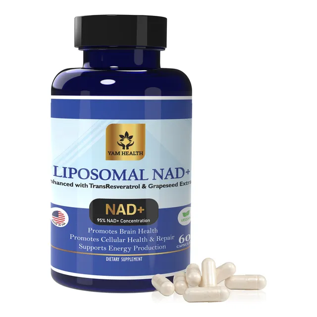 Suplemento Yam Health Liposomal Nad+ 500 Mg Con Trans-resver
