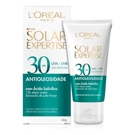 Protetor Solar Facial L'Oréal Paris Antioleosidade FPS30 40G