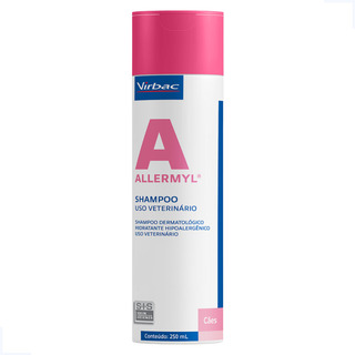 Shampoo Hidratante Allermyl Glico 250ml Virbac Cães E Gatos Shampoo Hidratante Allermyl Glico 250ml Virbac Cães E Gatos