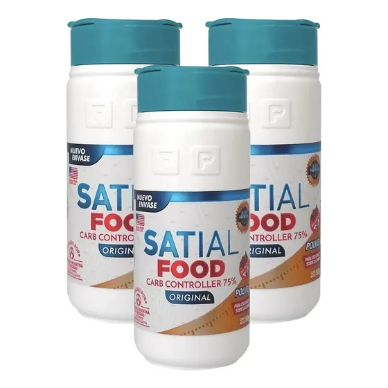 Combo 3 Satial Food Carb Controller Polvo Bloquea Hidratos