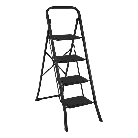 Escalera De 4 Escalones, Taburete Plegable Ligero Para Adult