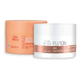 Kit Mascara Nutri Enrich E Fusion 150ml Wella Kit Mascara Nutri Enrich E Fusion 150ml Wella