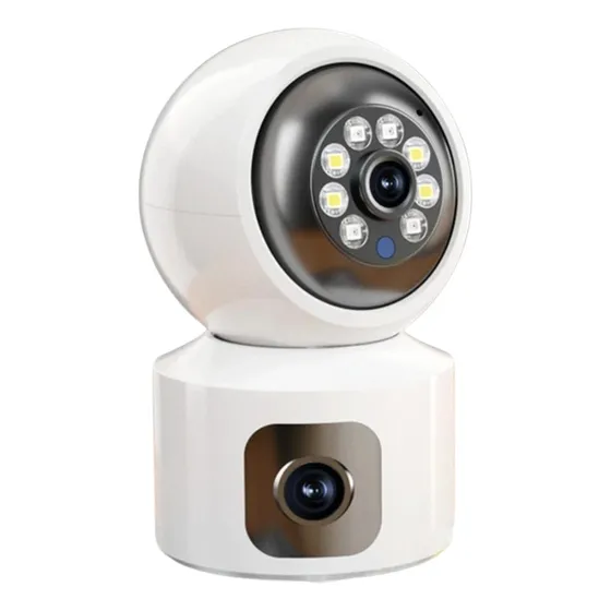 Cámara Ip Wifi Robótico Dual-cam 2+2mp Audio App Icsee (g10)