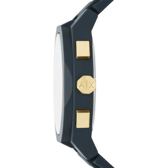 Reloj Hombre Ax4168 De Silicona Azul Armani Exchange