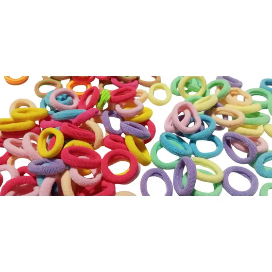 Set 50 Gomitas Para El Pelo / Cabellos Coleros + Envio