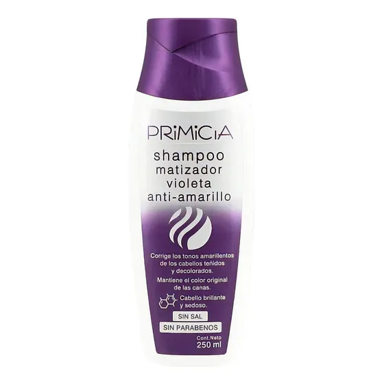 Shampoo Matizador Violeta Primicia® 250ml | Sin Sal