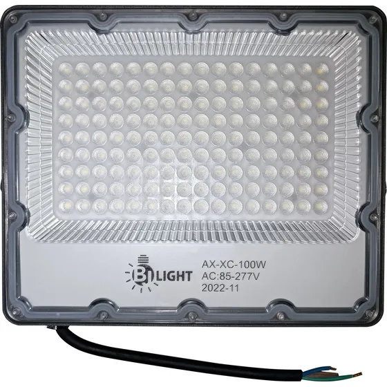 Reflector Led Smd Dob 100w Multivoltaje Para Exteriores 