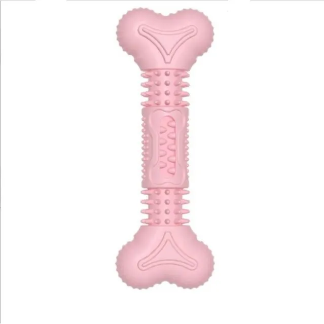 Juguete Hueso Grande De Goma 15 Cm Limpiador Dientes Perro