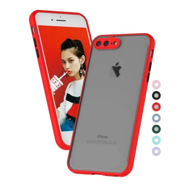 Funda Compatible Con iPhone Protector Cámara Mate Uso Rudo