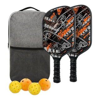 Pickleball Paddle Set 4 Pickleballs Fibra De Vidrio Raquetas Pickleball Paddle Set 4 Pickleballs Fibra De Vidrio Raquetas