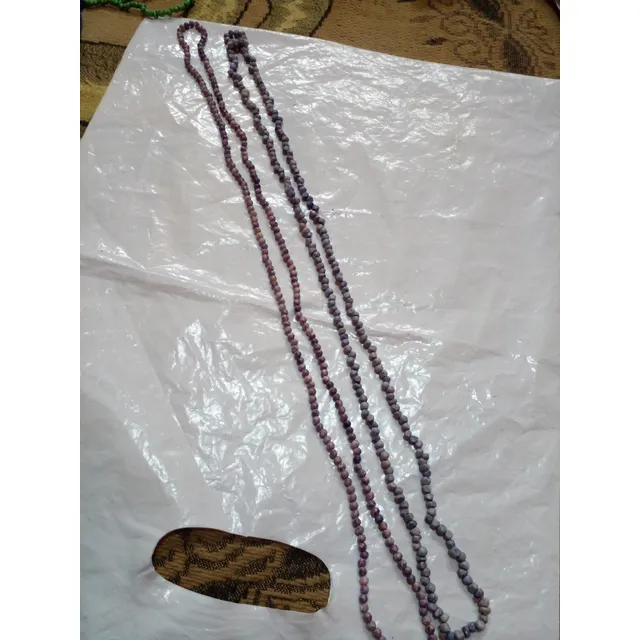 Cadena Collar Larga Piedras 84×0,3 Cm Bisutería Usado