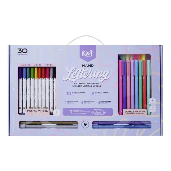 Kit Hand Lettering Kiut X 30 Pcs 572171 Norma
