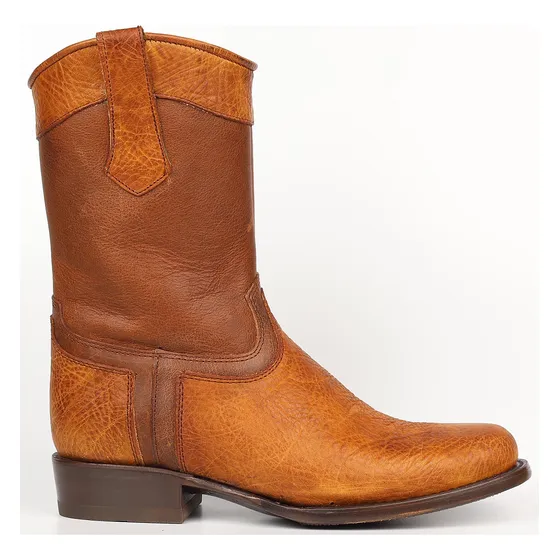Nokota Horse Bota Vaquera Rooper  Con Cierre Piel Bisonte.