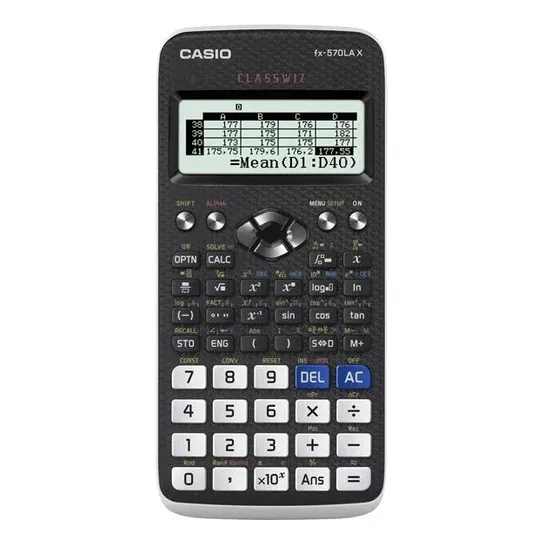 Calculadora Casio Cientifica/ 553 Funciones/ Fx-570lax-bk