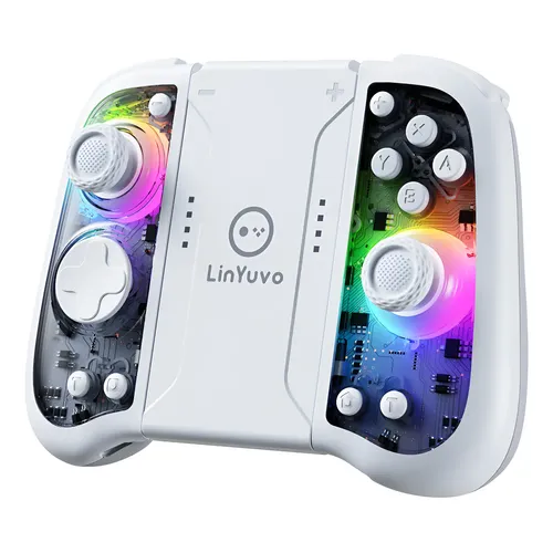 Joy- Con Switch Easysmx S15 Hall Effect No Brasil Cor Branco