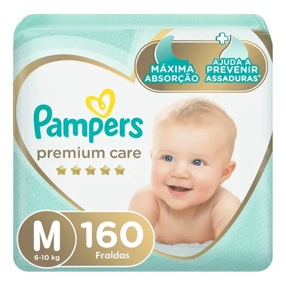 Fralda Pampers Supersec Tamanho M 30 Unidades