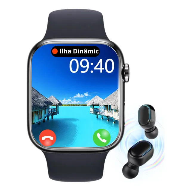 Smart Watch Band Serie 9 Compatível Xiaomi Mi 7 4 9 12 Redmi