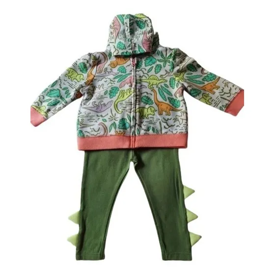Conjunto Para Bebé Niña. Chaqueta Con Capucha Y Pantalón 