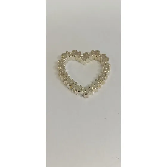 Dije De Corazon Tous Plata Original