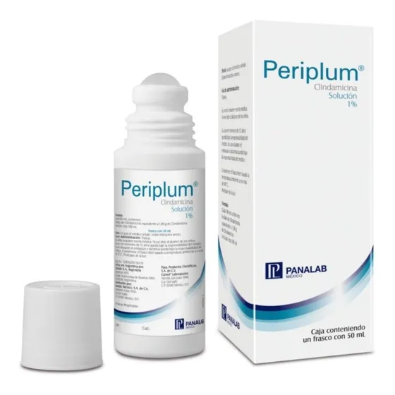 Periplum 1% Roll On 50ml Panalab (clindamicina 1%) Tipo de piel Acné