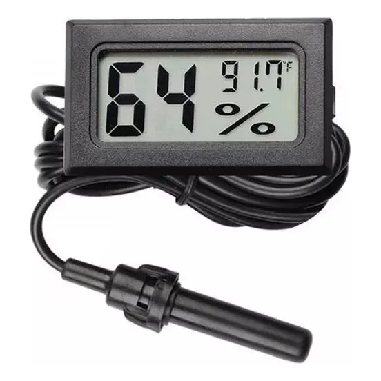 Termómetro Higrómetro Digital Lcd Tpm-10 Sensor De Humedad