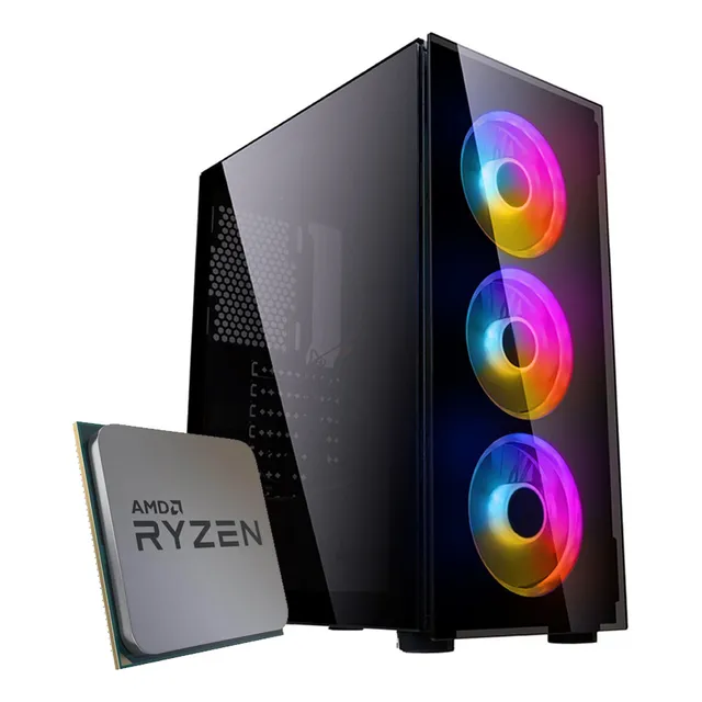 Pc Ecovision Amd Ryzen 5 5600g + 16gb + 480gb