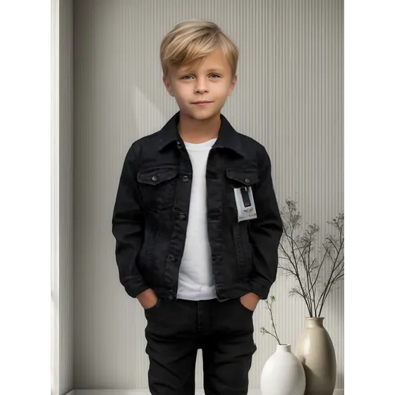 Jaqueta Jeans Infantil E Juvenil Masculina !!!:-) Premium