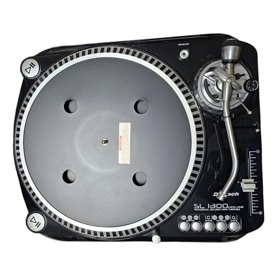 Par De Toca Discos Dj Tech Sl1300mk6 Mk2 Technics Pioneer