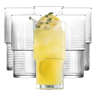 6 Copos Vidro Transparente EmpilhĂĄvel Suco ChĂĄ Ăgua Drink 6 Copos Vidro Transparente EmpilhĂĄvel Suco ChĂĄ Ăgua Drink