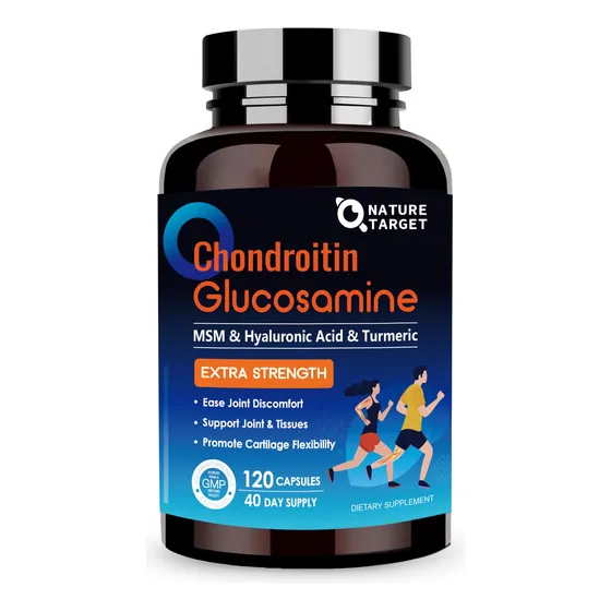 Suplemento Nature Target, Glucosamina Y Condroitina Msm, 120