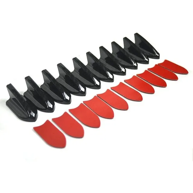 Mini Aletas De Tiburón Tuning Difusores Para Carro X10