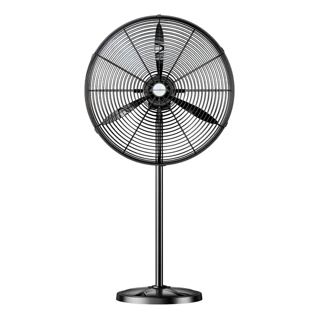 Ventilador industrial de pie ventilador de pedestal alta abanico de uso rudo versátil y funcional circulador de aire 3 velocidades poderoso flujo de aire Glückluz