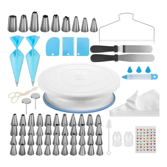 Kit Confeiteiro 106 Peças Profissional Completo Com Bicos