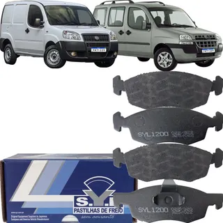 Pastilha Freio Dianteira Syl Doblo 1.3 1.6 1.8 2001 Até 2009 Pastilha Freio Dianteira Syl Doblo 1.3 1.6 1.8 2001 Até 2009