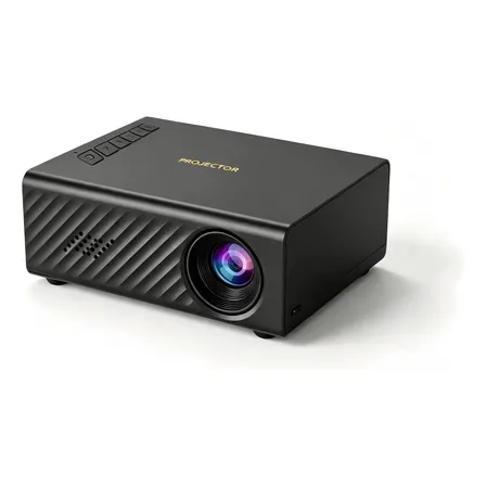 Mini Proyector Portátil 1080p Usb Con Control Negro