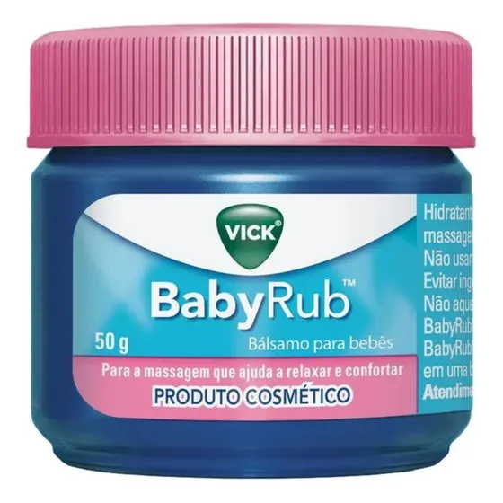 Babyrub Bálsamo Para Bebês 50g Vick