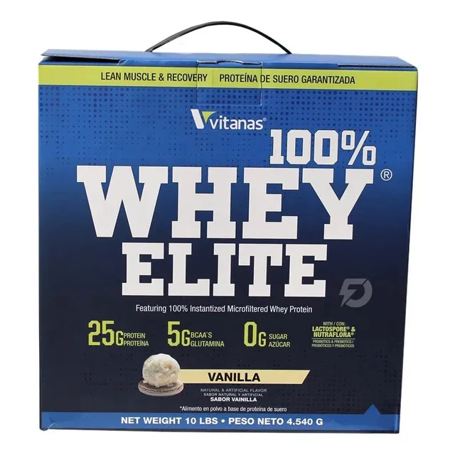 Proteinas Whey Elite Vitanas 10 Libras