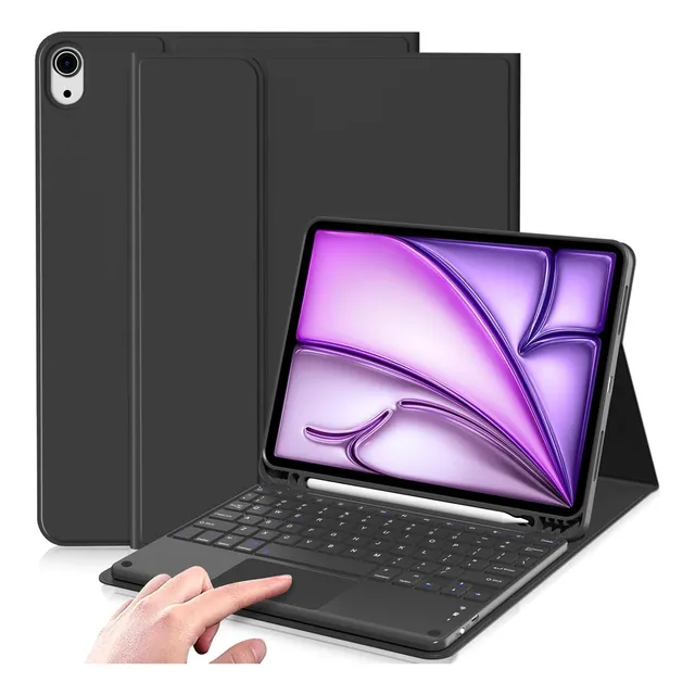 Funda Cover C/teclado Touchpad iPad 11  A16 2025 A3354 A3355