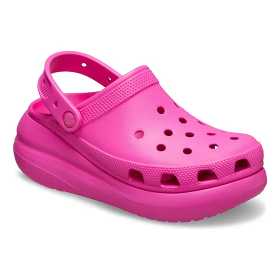 Zuecos Crocs Classic Crush Clog Rosa Mujer